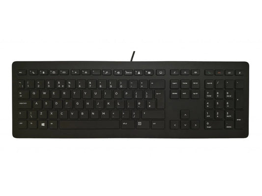 HP Collaboration Slim USB Keyboard - Black