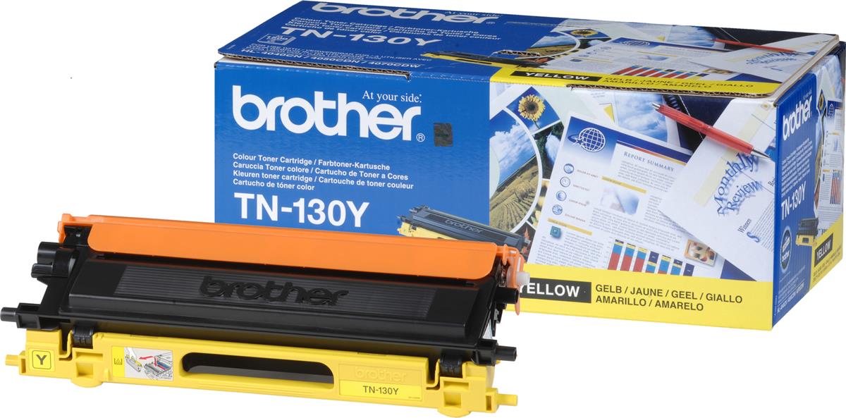 Genuine Brother TN130Y Yellow Printer Toner Cartridge