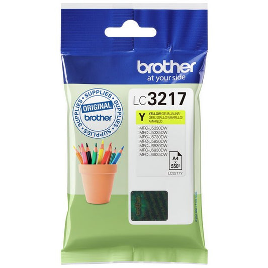 Genuine Brother LC3217 Yellow Ink Cartridge