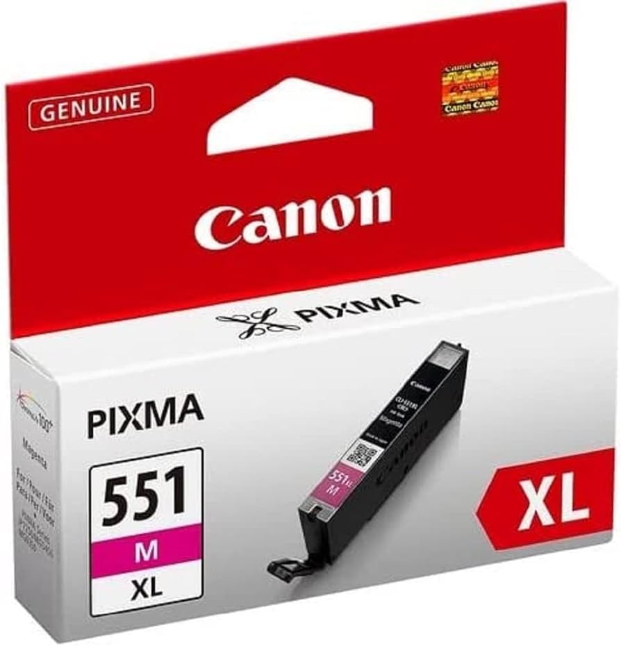 Genuine Canon CLI-551MXL Magenta High Capacity Ink Cartridge