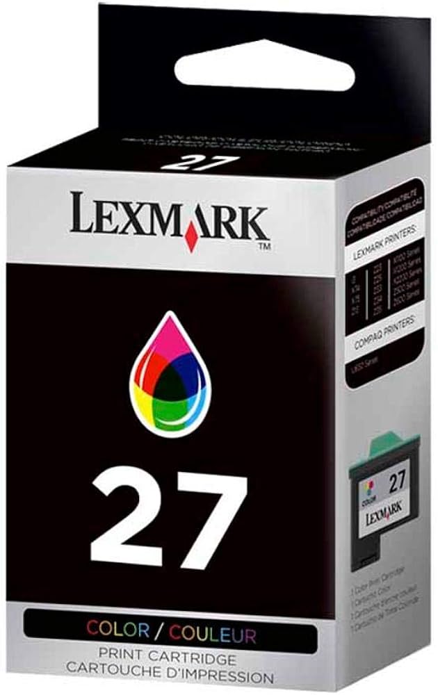 Genuine Lexmark 27 Colour Ink Cartridge