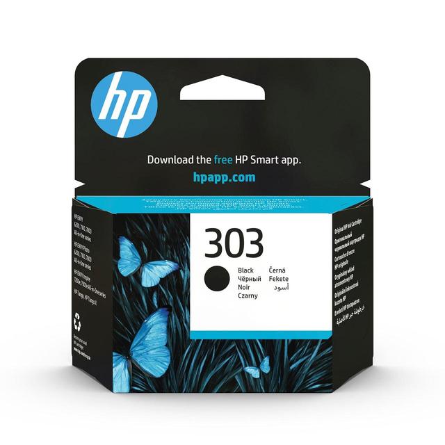 Genuine HP 303 Black Ink Cartridge T6N02AE