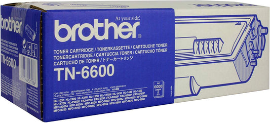 Genuine Brother TN6600 Black Printer Toner Cartridge