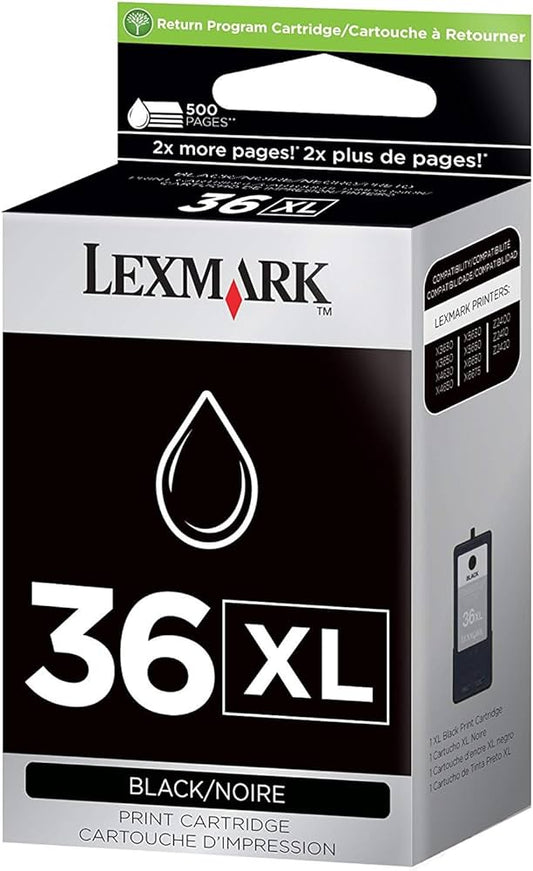 Genuine Lexmark 36XL Black Ink Cartridge 18C2170E