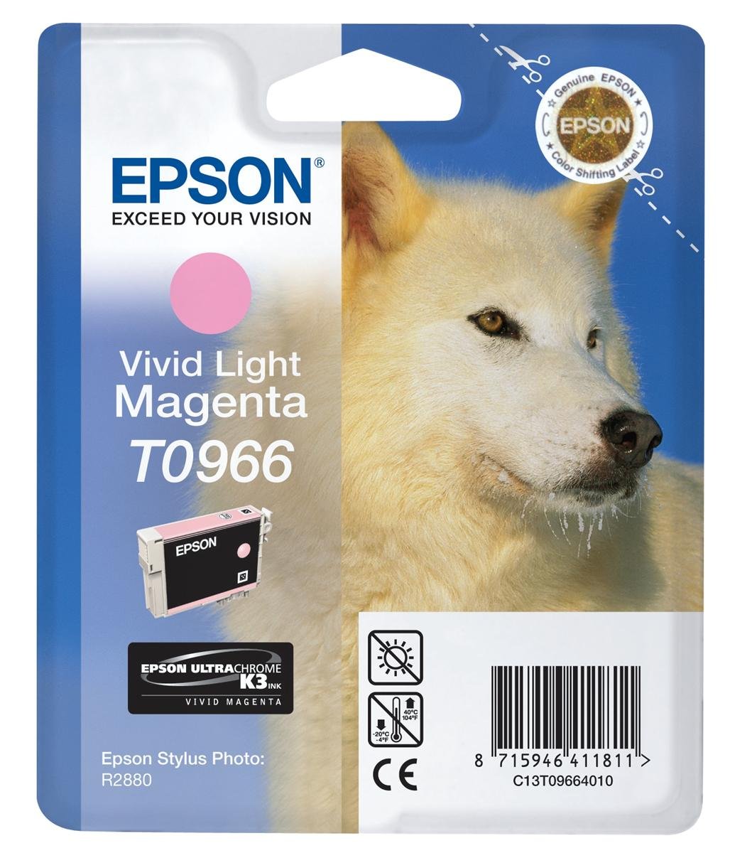 Genuine Epson T0966 Vivid Light Magenta Ink Cartridge