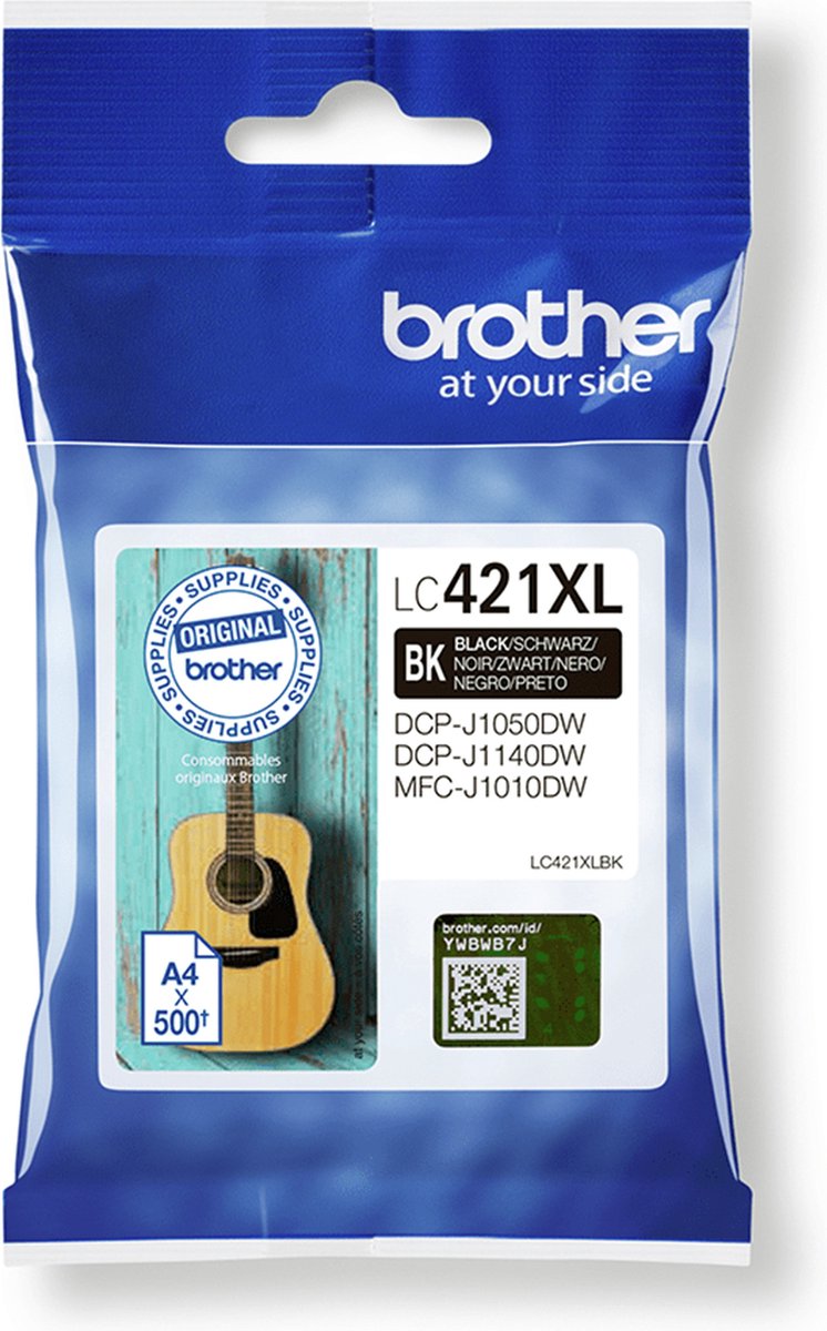 Genuine Brother 421XL Black Ink Cartridge