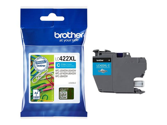 Genuine Brother 422XL Cyan Ink Cartridge