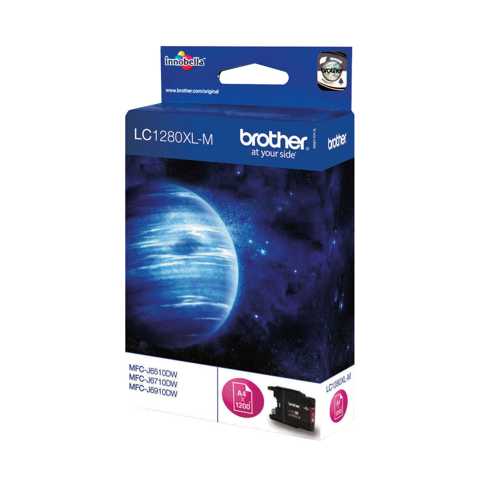 Genuine Brother LC1280XL Magenta High Capacity Ink Cartridge