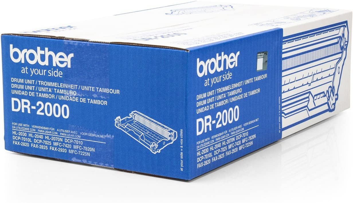 Genuine Brother DR2000 Black Printer Drum Unit