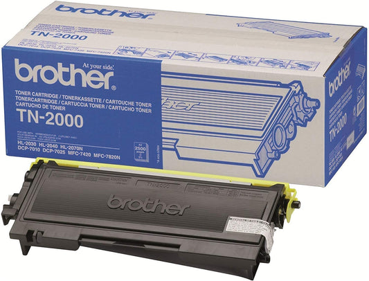 Genuine Brother TN2000 Black Printer Toner Cartridge