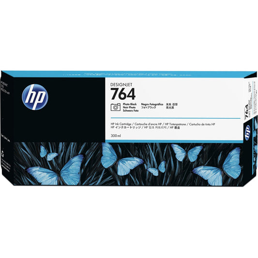 Genuine HP 764 Photo Black Ink Cartridge C1Q17A 300ml