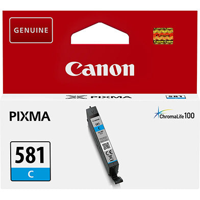 Genuine Canon CLI-581 Cyan Ink Cartridge 2104C001