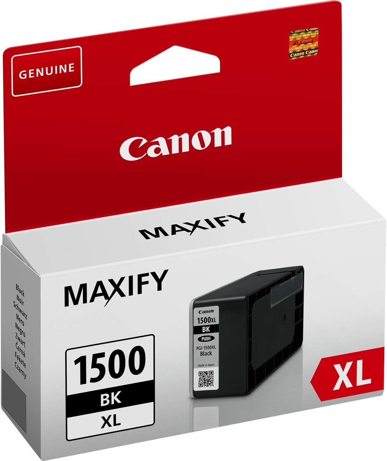 Genuine Canon PGI-1500XL Black Ink Cartridge