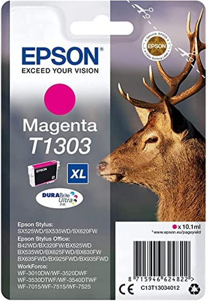 Genuine Epson T1303 Magenta Ink Cartridge