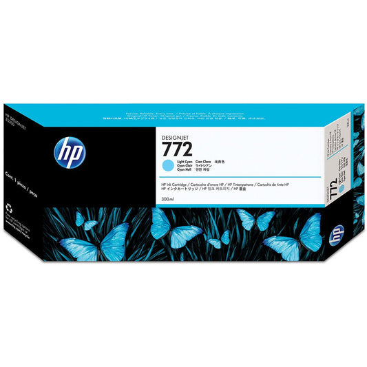 Genuine HP 772 Light Cyan Ink Cartridge CN632A 300ml