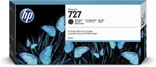 Genuine HP 727 Matte Black Ink Cartridge C1Q12A