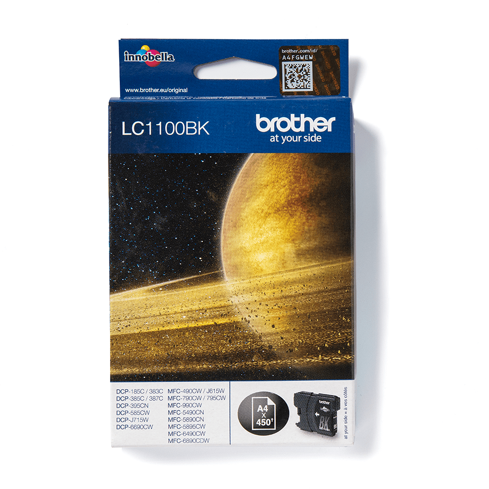 Genuine Brother LC1100BK Black Ink Cartridge