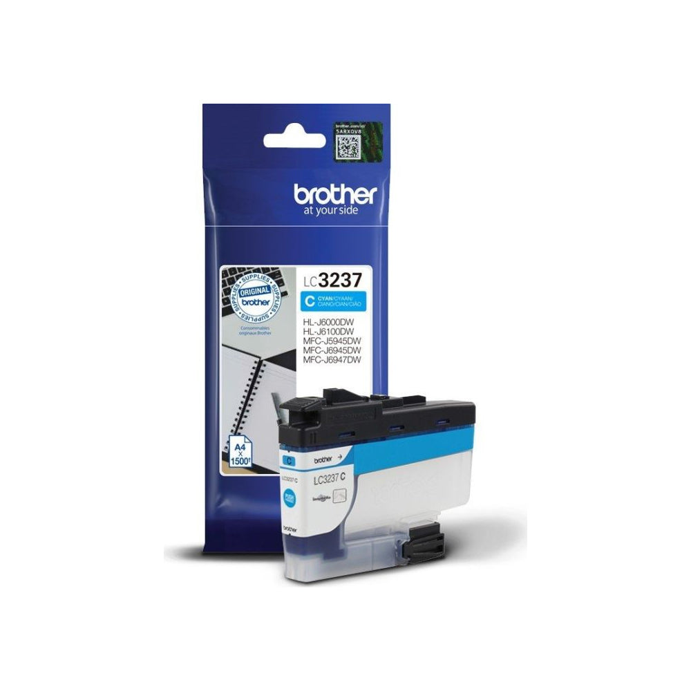 Genuine Brother LC3237 Cyan Ink Cartridge