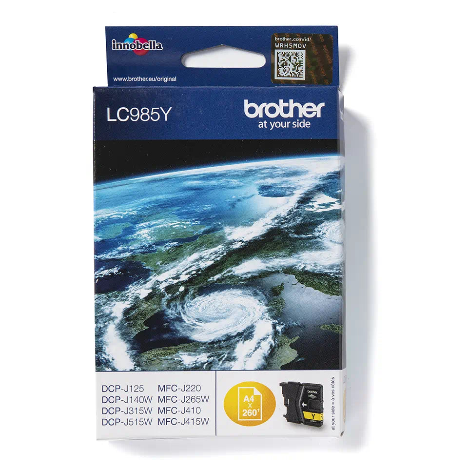 Genuine Brother LC985Y Yellow Ink Cartridge