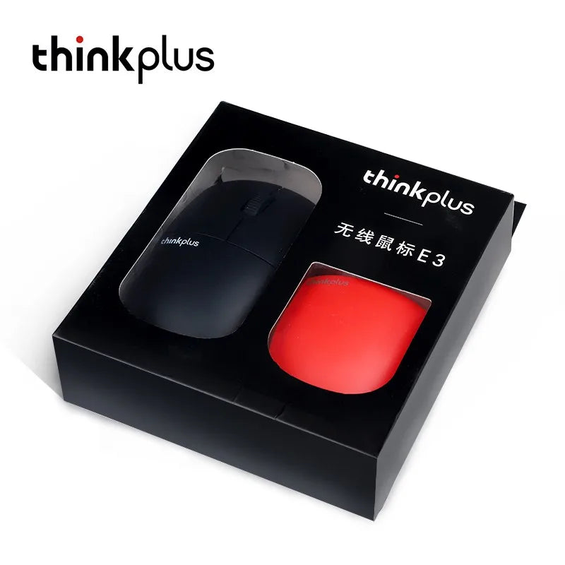 Lenovo Thinkplus E3 Wireless Mouse - Red/Black