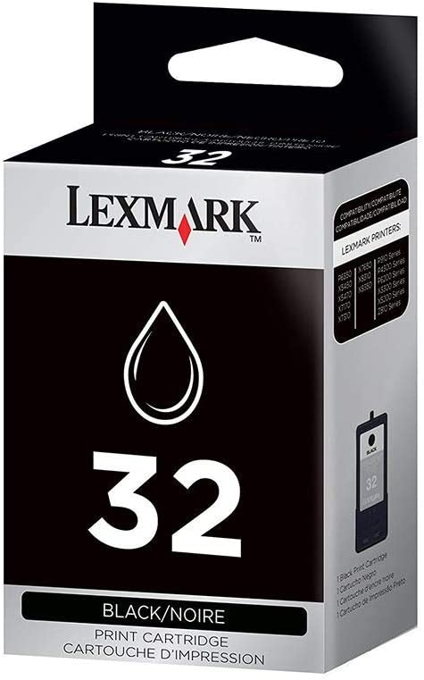 Genuine Lexmark 32 Black Ink Cartridge 18CX032E