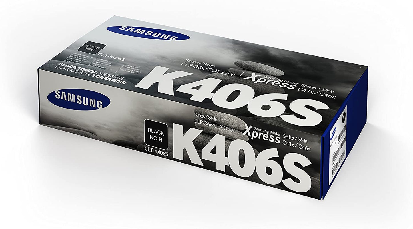 Genuine Samsung CLT-K406S Black Printer Toner Cartridge