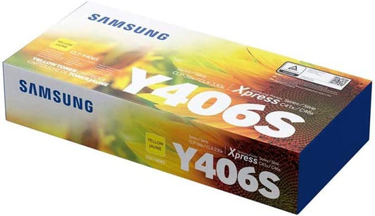 Genuine Samsung CLT-Y406S Yellow Printer Toner Cartridge