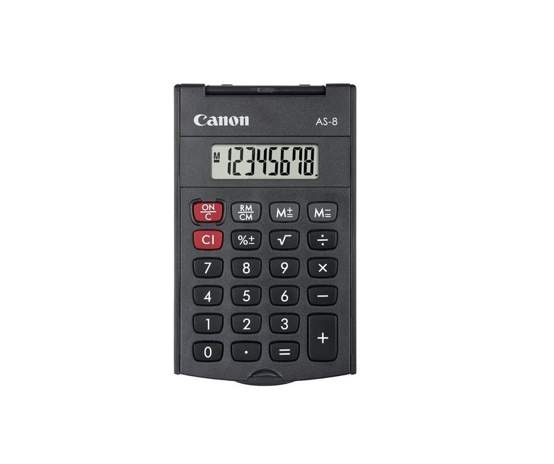 Canon AS-8 Handheld 8 Digit Calculator 4598B001