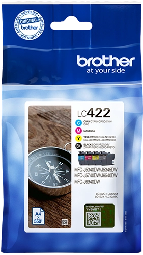 Genuine Brother LC422VAL Ink Cartridge Multipack