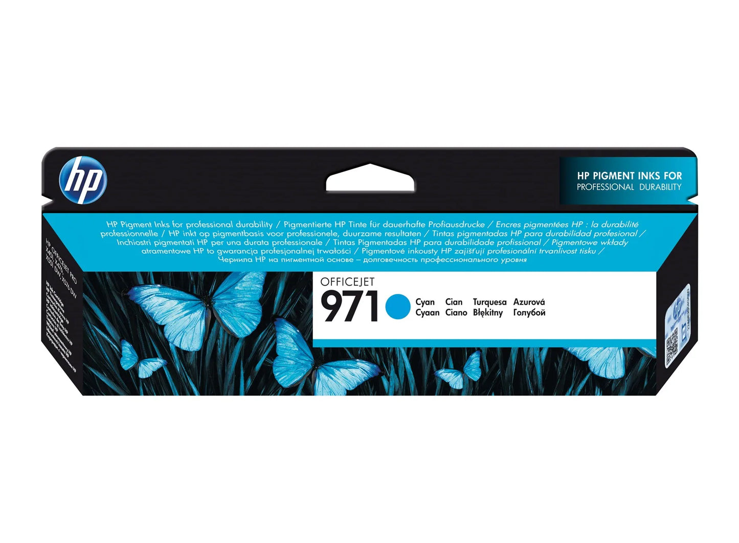 Genuine HP 971 Cyan Ink Cartridge CN622AE