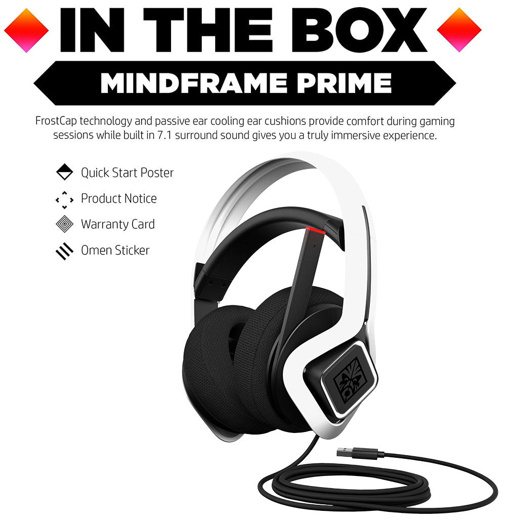 HP OMEN Mindframe Prime 7.1 Wired Gaming Headset