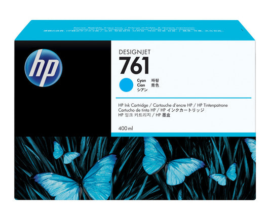 Genuine HP 761 Cyan Ink Cartridge CM994A