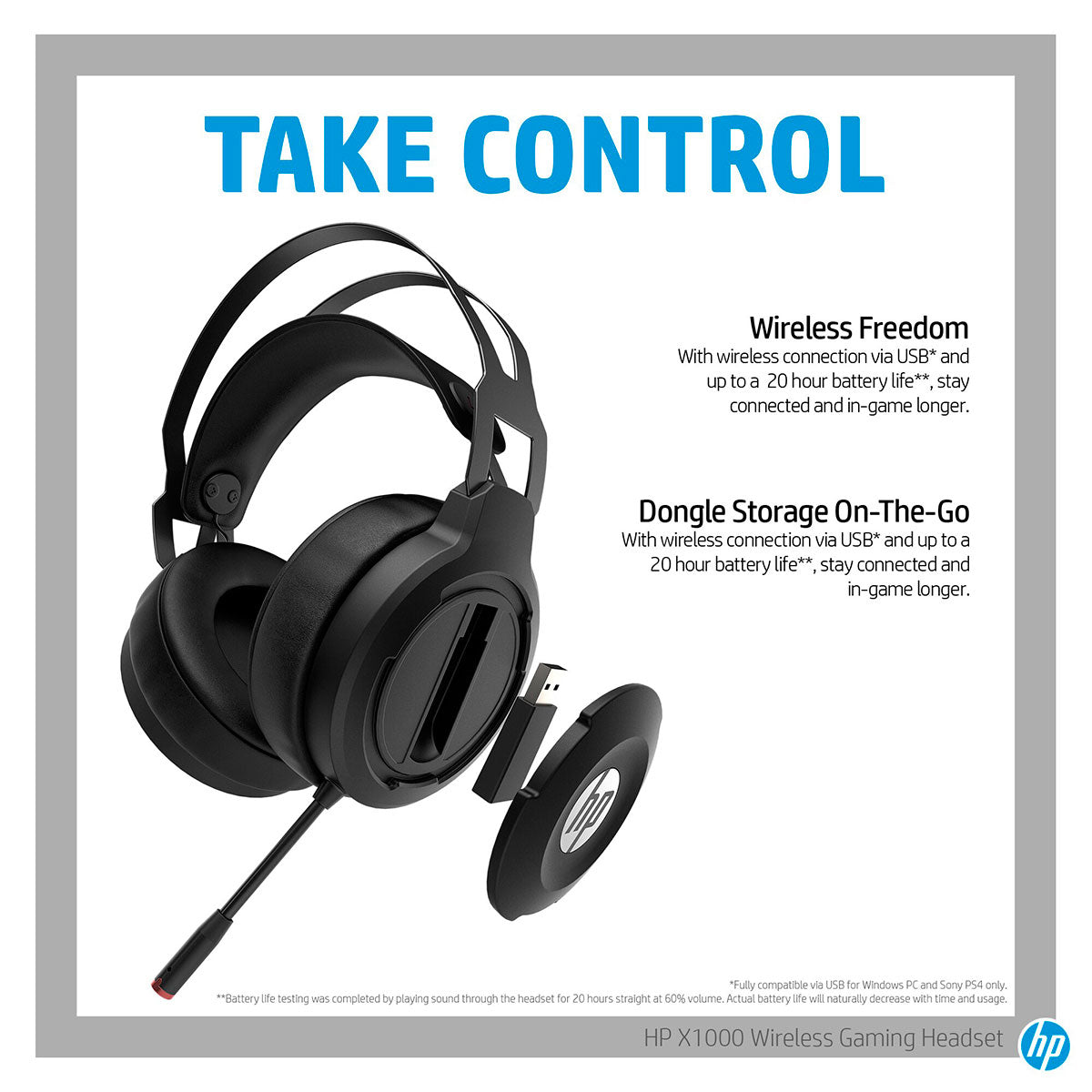 HP X1000 Wireless Gaming Headset