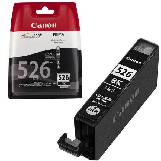 Genuine Canon CLI-526BK Black Ink Cartridge 4540B006