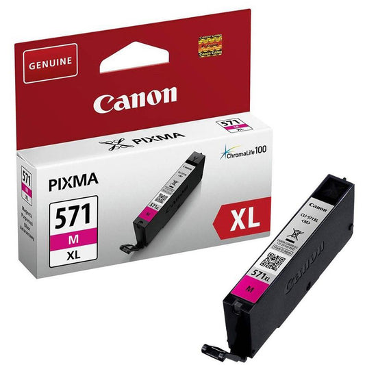 Genuine Canon CLI-571XL Magenta Ink Cartridge 0333C001