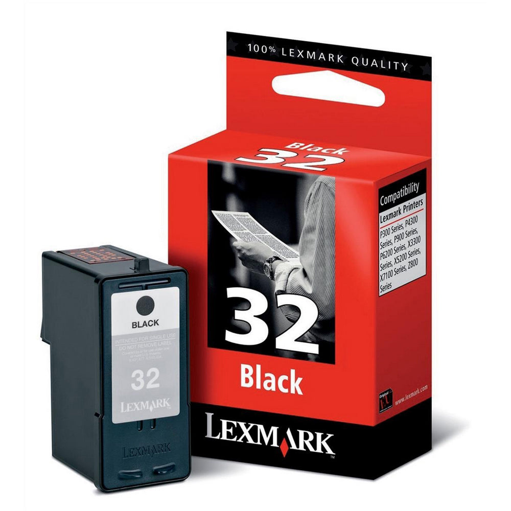 Genuine Lexmark 32 Black Ink Cartridge 18CX032E