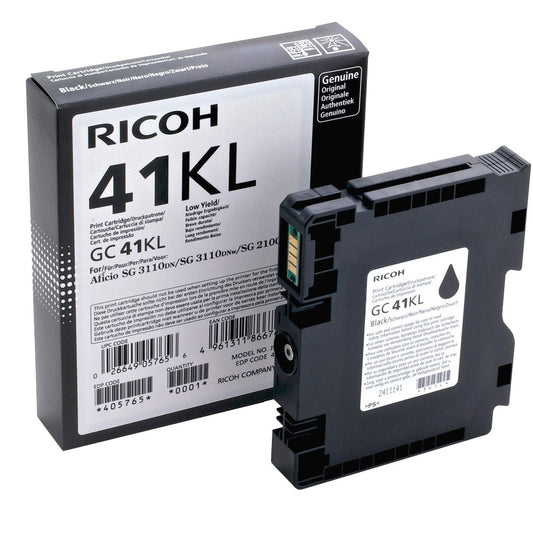 Genuine Ricoh GC41K Black Ink Cartridge 405761