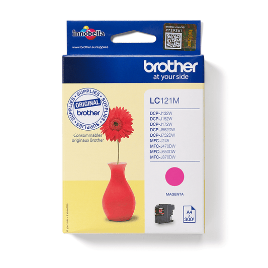 Genuine Brother LC121 Magenta Ink Cartridge