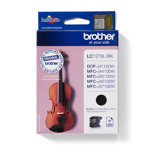 Genuine Brother LC127XL Black High Capacity Ink Cartridge