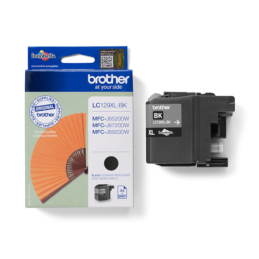 Genuine Brother LC129XL Black High Yield Ink Cartridge