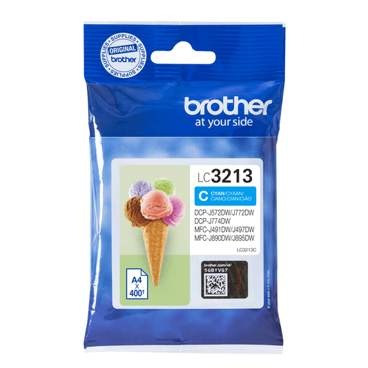 Genuine Brother LC3213 Cyan Ink Cartridge