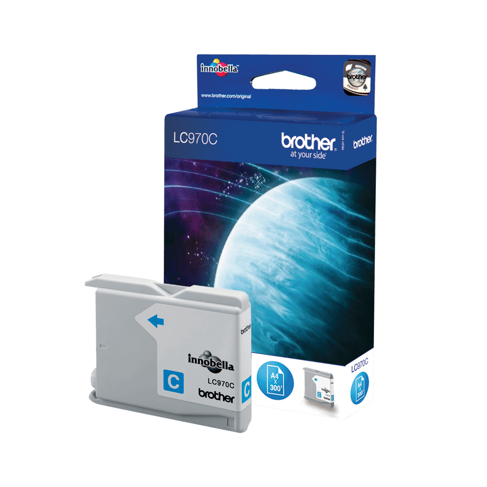 Genuine Brother LC970C Cyan Ink Cartridge