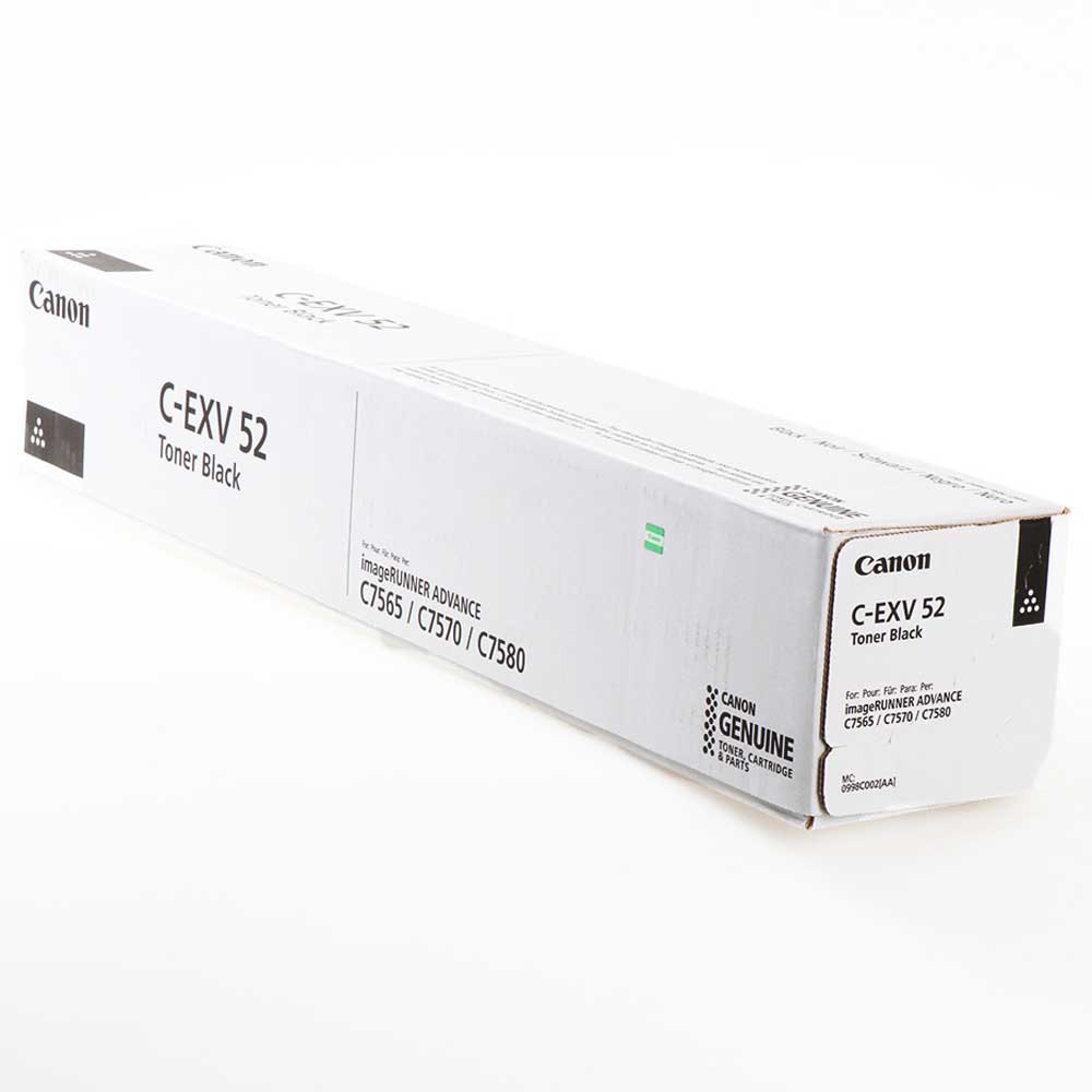 Genuine Canon C-EXV52B (0998C002) Black Toner Cartridge (VAT included)