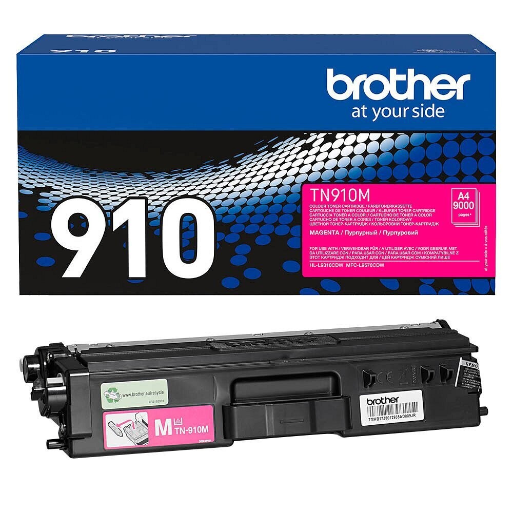 Genuine Brother TN910M (TN-910M) Magenta Toner Cartridge (VAT included)