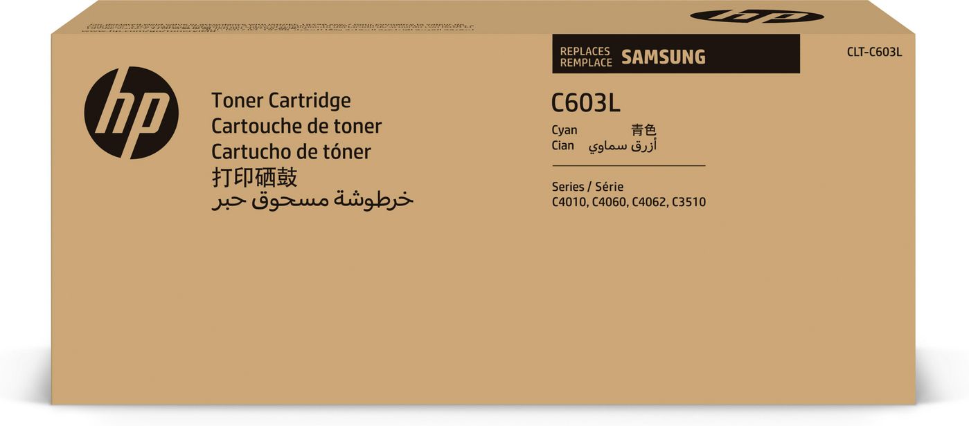 Genuine Samsung CLT-C603L (SU080A) Cyan Toner Cartridge (VAT included)