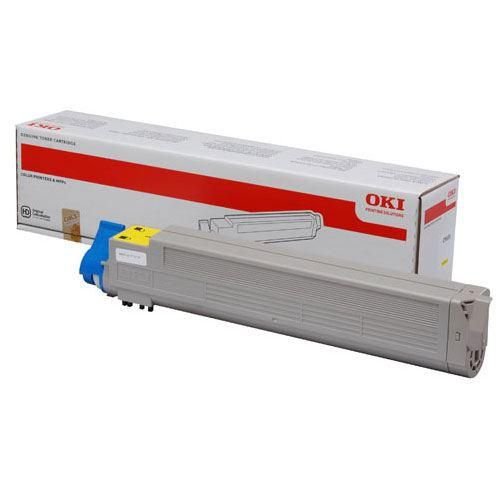 Genuine Oki 43837129 (C9655) Yellow Toner Cartridge (VAT included)