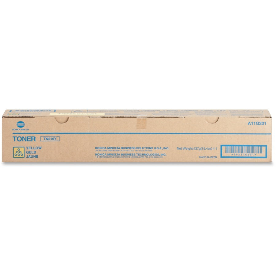 Genuine Konica Minolta TN216Y (A11G251) Yellow Toner Cartridge (VAT included)