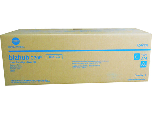 Genuine Konica Minolta TN313C (A06V454) Cyan Toner Cartridge (VAT included)