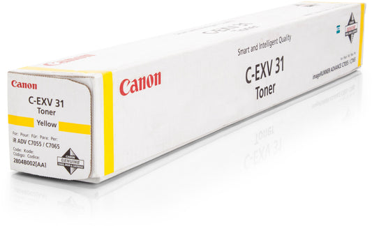 Genuine Canon C-EXV31Y (2804B002) Yellow Toner Cartridge (VAT included)