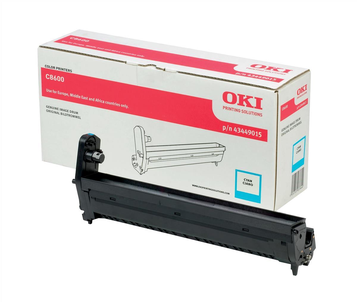 Genuine Oki 43449015 (C8600/C8800) Cyan Drum Unit (VAT included)